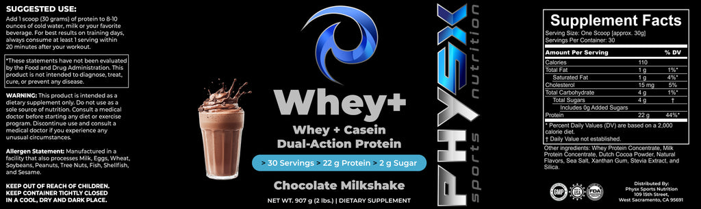 Whey+ - Whey + Casein Protein