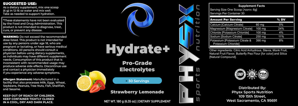 Hydrate+ - 30 Serving Tub