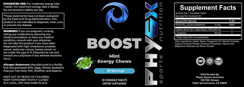 Mint Energy Chews