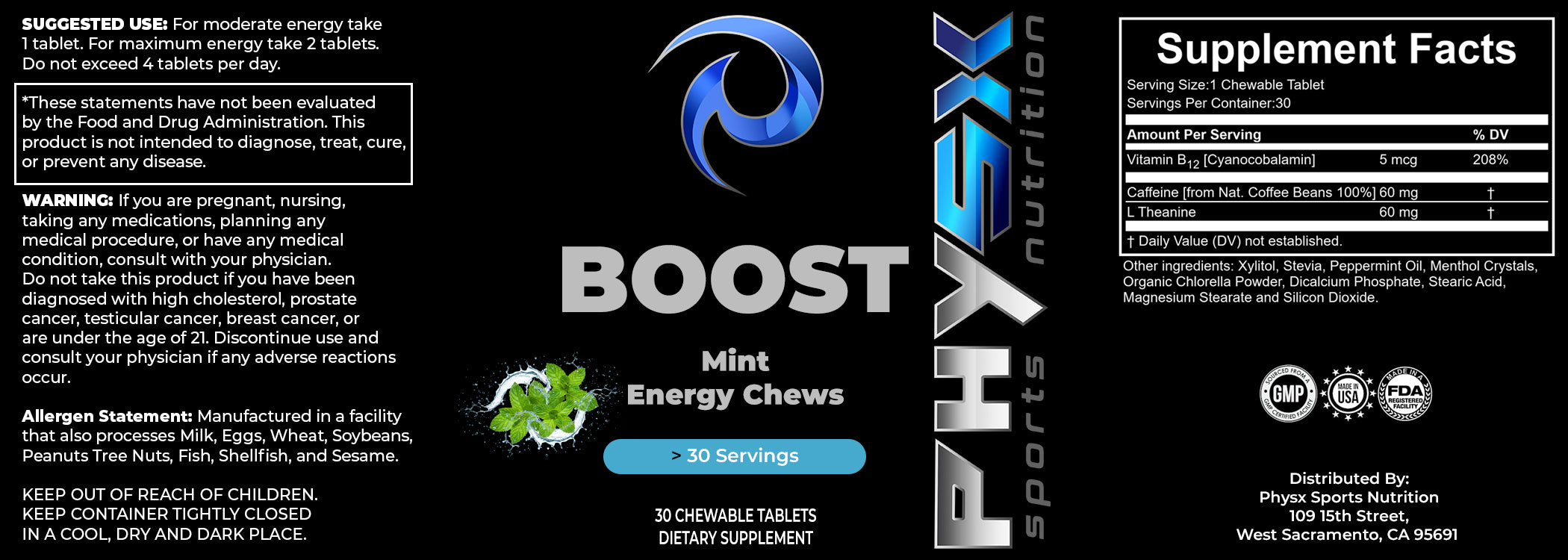 Mint Energy Chews