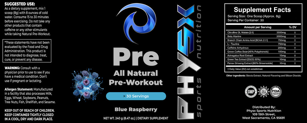 Natural Pre-Workout